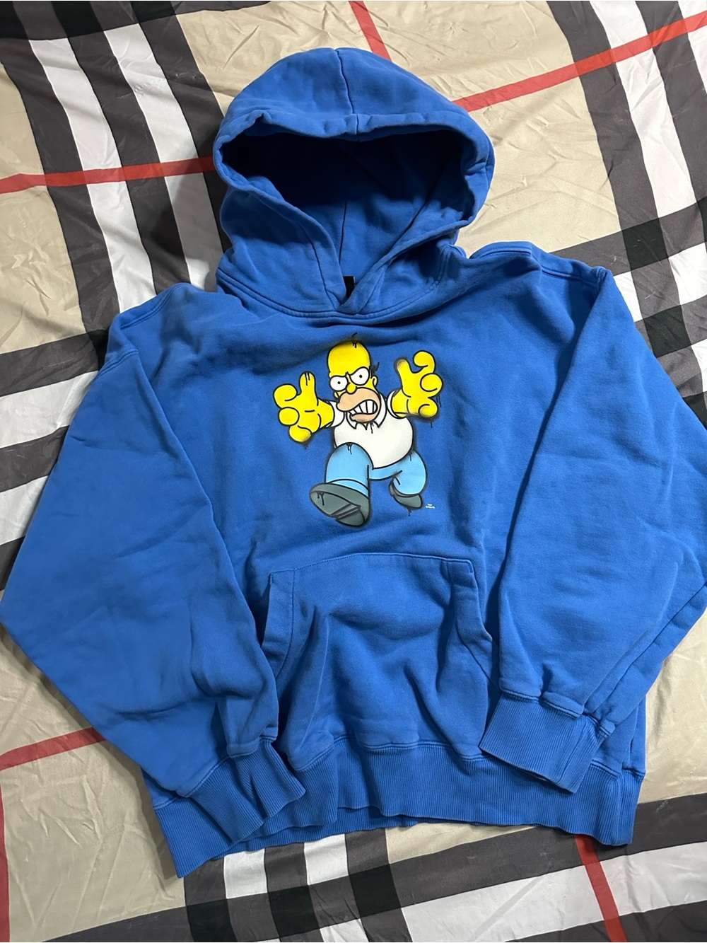 H&M Royal Blue Simpsons Hoodie (Men’s)